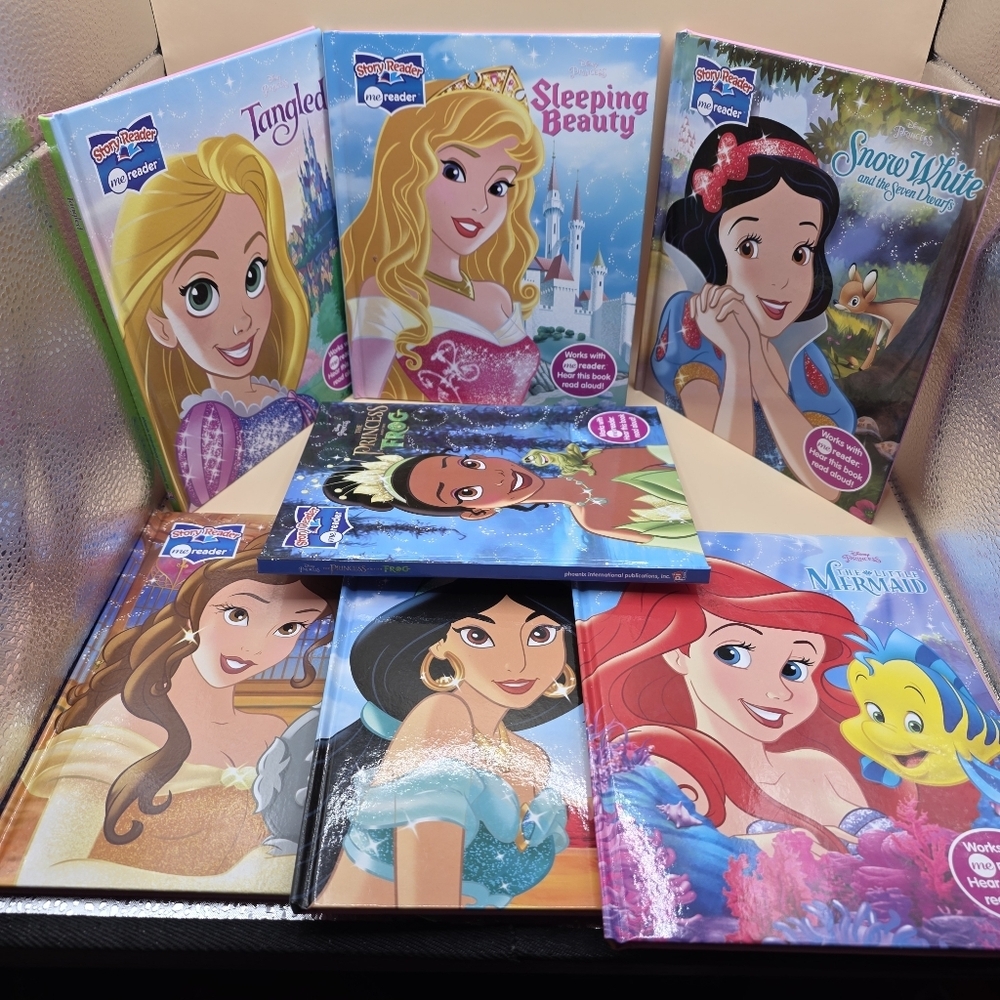 2014 Disney Princess Story Me Reader with 7 books Working & Clean - Picture 2 of 3